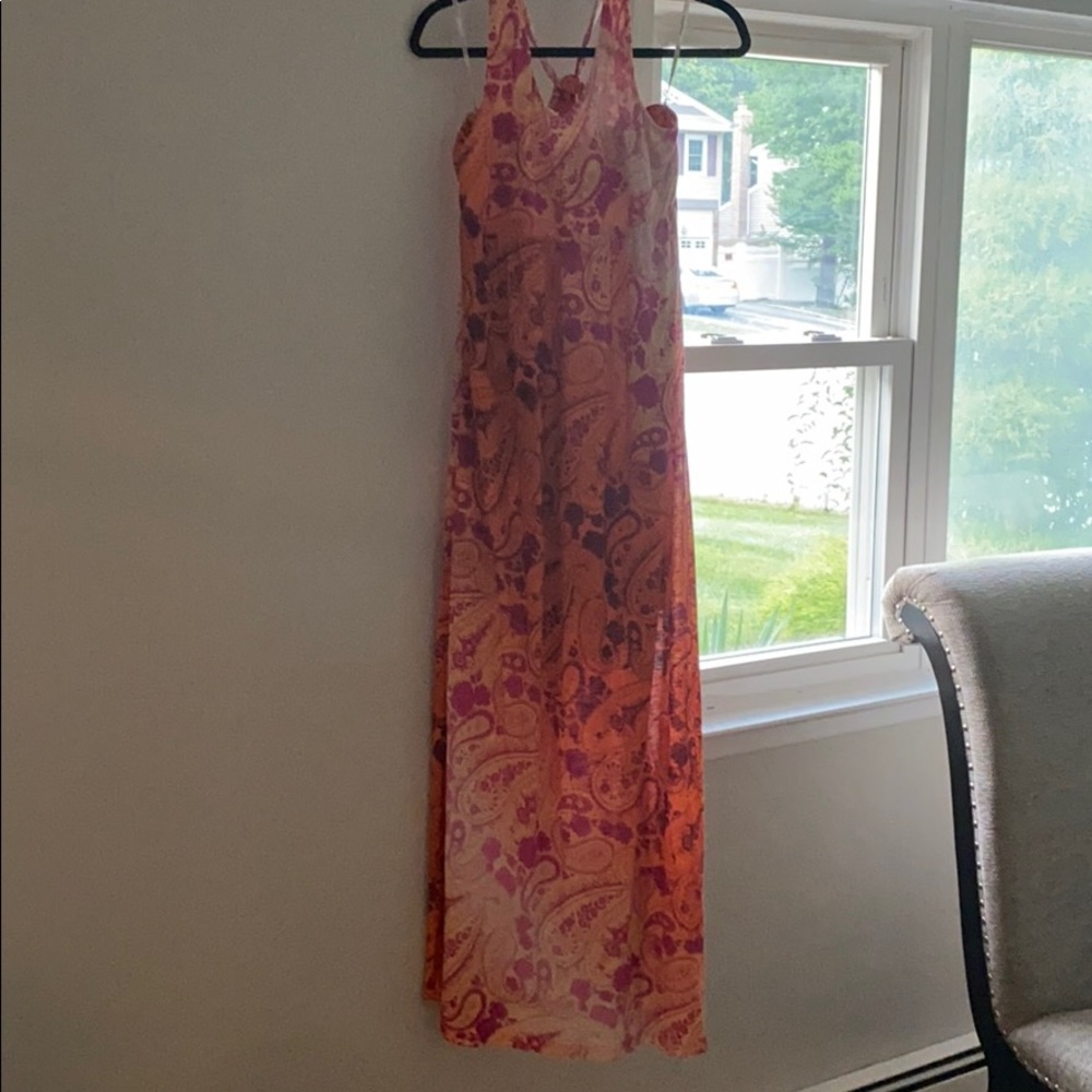 Tommy Bahama paisley and floral maxi dress